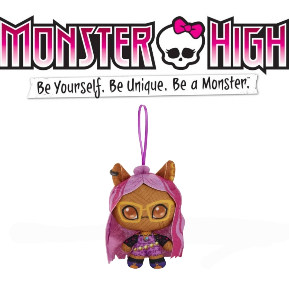 🌭♡Monster High 4-Inch Mini Plush Clawdeen Wolf Doll